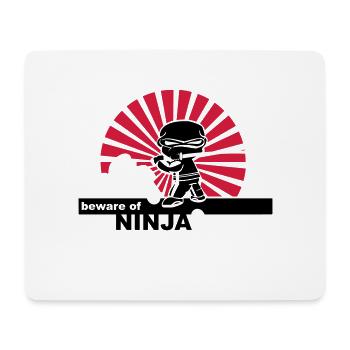 Ninja - Mousepad (Querformat) - Weiß - Vorne