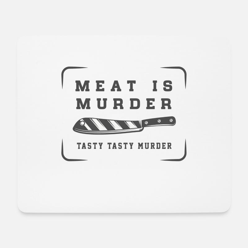 Meat - Mouse Pad (horizontal) - white