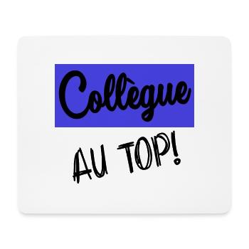 COLLEGUE - Tapis de souris (format paysage) - blanc - Devant