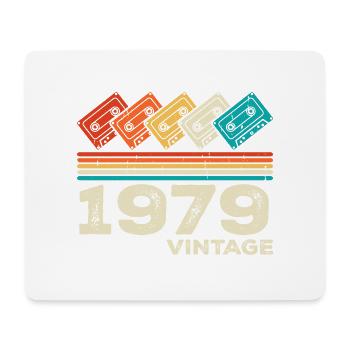 Legendary Since 1979 Vintage Retro Anniversary - Mouse Pad (horizontal) - white - Front
