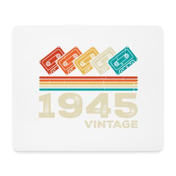 Légendaire Depuis 1945 Vintage Rétro Anniversaire - Tapis de souris (format paysage) - blanc - Devant