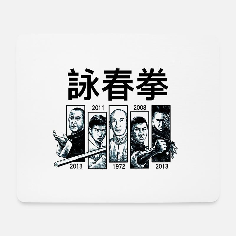 Kung Fu - Mouse Pad (horizontal) - white