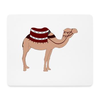 Chameau marocain - Chameau du Sahara - Chameau du - Tapis de souris (format paysage) - blanc - Devant