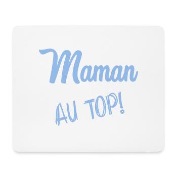MAMAN. FÊTE DES MÈRES - Tapis de souris (format paysage) - blanc - Devant