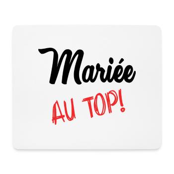 ZUKÜNFTIGE BRAUT - Mousepad (Querformat) - Weiß - Vorne