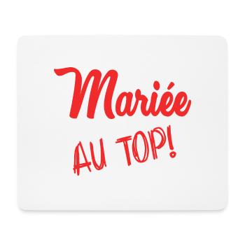 EVJF. MARIEE. TEAM MARIEE. FUTURE MARIEE - Tapis de souris (format paysage) - blanc - Devant