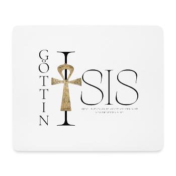 Göttin Isis Strahlende Göttin M K Eyelneiri Design - Mousepad (Querformat) - Weiß - Vorne