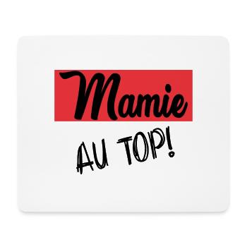 MAMIE. GRAND-MERE. FÊTE DES MÈRES - Tapis de souris (format paysage) - blanc - Devant