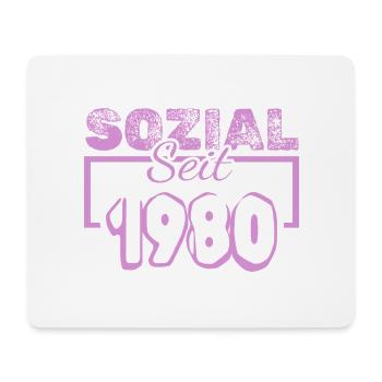 seit 1980 - Mousepad (Querformat) - Weiß - Vorne