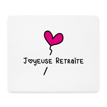 HAPPY RETIREMENT - Mouse Pad (horizontal) - white - Front