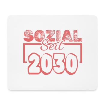 Travailleurs sociaux 2030 - Tapis de souris (format paysage) - blanc - Devant