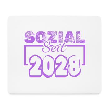 Travailleur social 2028 - Tapis de souris (format paysage) - blanc - Devant