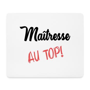 GELIEBTE - Mousepad (Querformat) - Weiß - Vorne