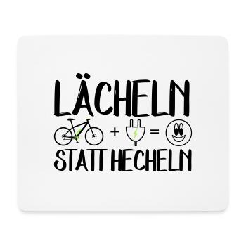 Ebike E-Bike Pedelec Geschenk Fahrrad eMTB - Mousepad (Querformat) - Weiß - Vorne