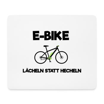 Ebike E-Bike Pedelec Geschenk Fahrrad eMTB - Mousepad (Querformat) - Weiß - Vorne