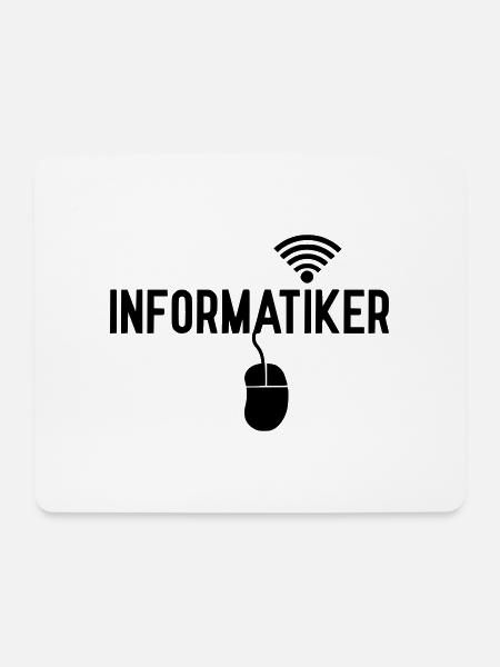 Informatiker - Mousepad (Querformat) - Weiß