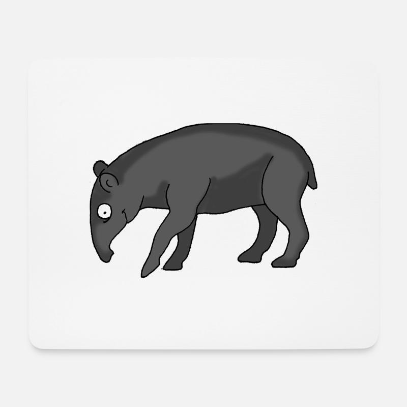 Coati - Mouse Pad (horizontal) - white