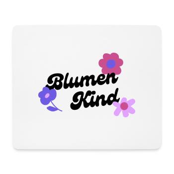 Blumen Kind - Mousepad (Querformat) - Weiß - Vorne