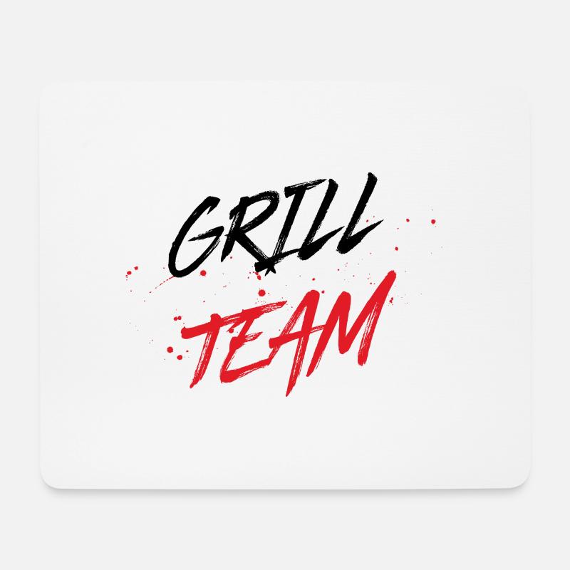 Grill Team - Mousepad (Querformat) - Weiß