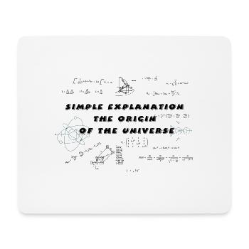 universe 09 - Mouse Pad (horizontal) - white - Front