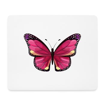 Schmetterling - Mousepad (Querformat) - Weiß - Vorne