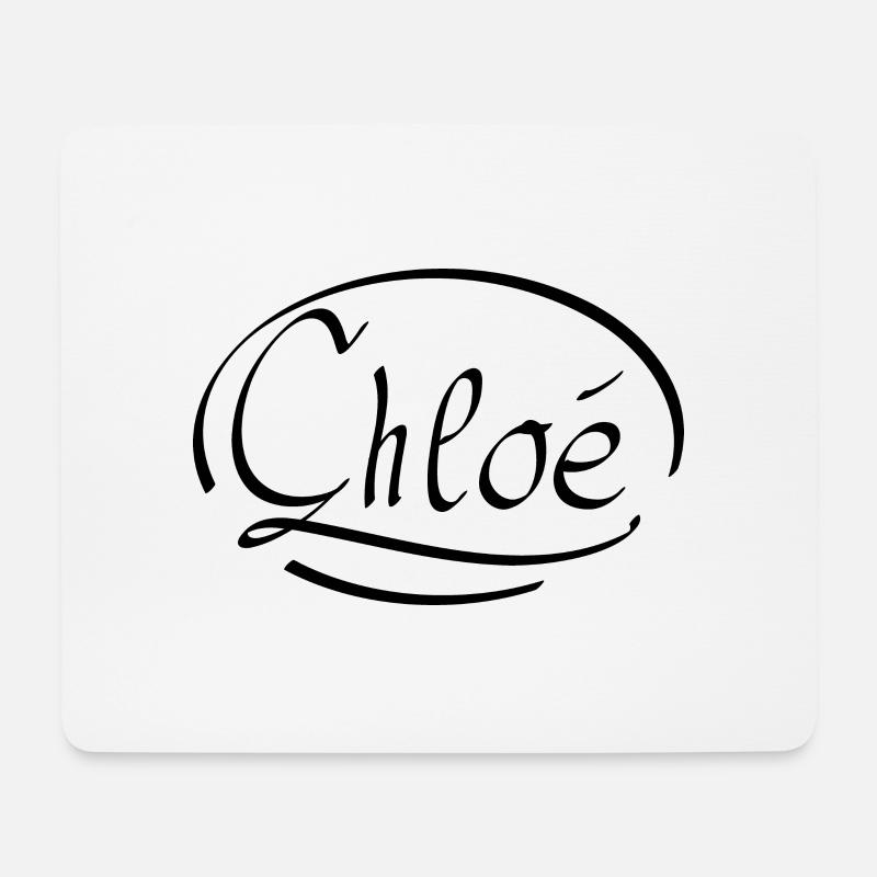 Chloe - Mousepad (Querformat) - Weiß