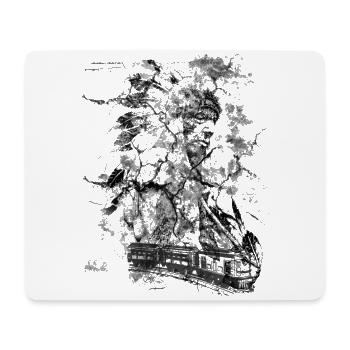 Amarican India Indianer - Mousepad (Querformat) - Weiß - Vorne