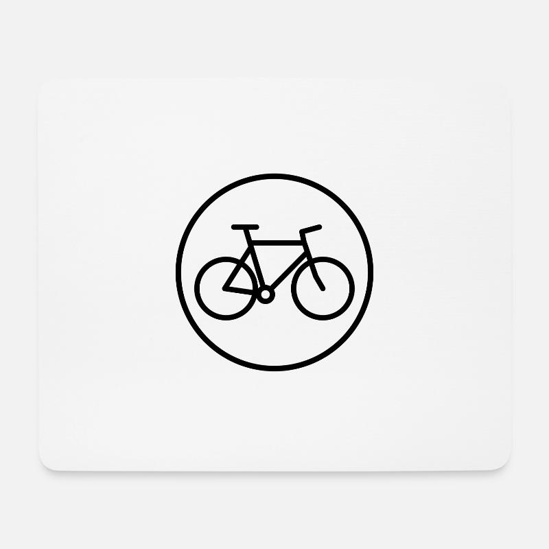 BICYCLE - Mouse Pad (horizontal) - white