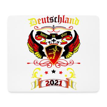 Deutschland - Mousepad (Querformat) - Weiß - Vorne