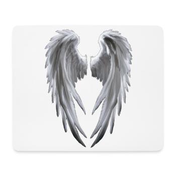 Angel Wings in white - Mousepad (Querformat) - Weiß - Vorne