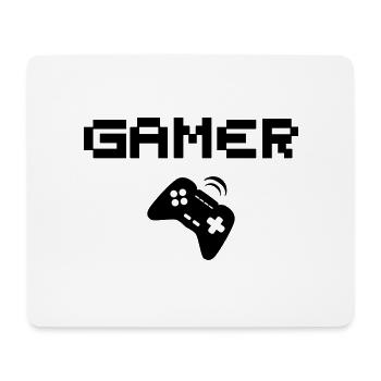 Gamer Gaming Geschenk Spieler - Mousepad (Querformat) - Weiß - Vorne