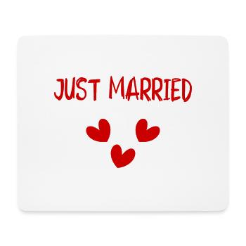 GERADE VERHEIRATET. ES LEBE DIE MARYS. JUNGGESELLINNENABSCHIED - Mousepad (Querformat) - Weiß - Vorne