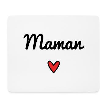 MOM. MOTHER'S DAY. HEART. FEAST. HAPPY BIRTHDAY - Mouse Pad (horizontal) - white - Front