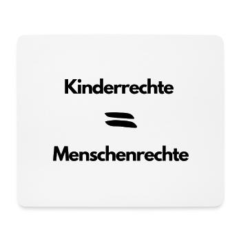 Kinderrechte sind Menschenrechte - Mousepad (Querformat) - Weiß - Vorne