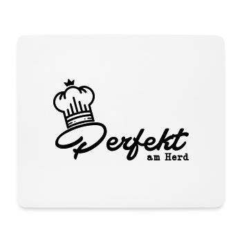 Perfekt am Herd - Mousepad (Querformat) - Weiß - Vorne