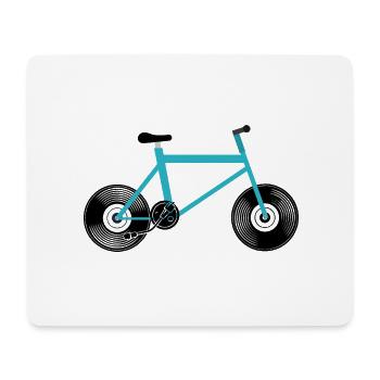 Vélo musical - Tapis de souris (format paysage) - blanc - Devant