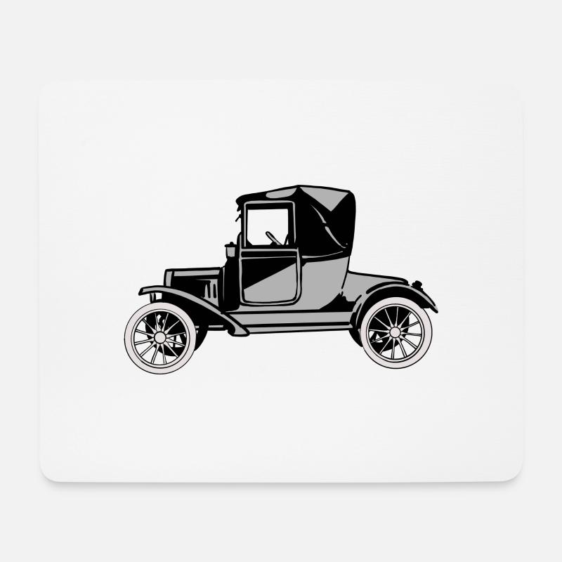Tin Lizzie - Mousepad (Querformat) - Weiß