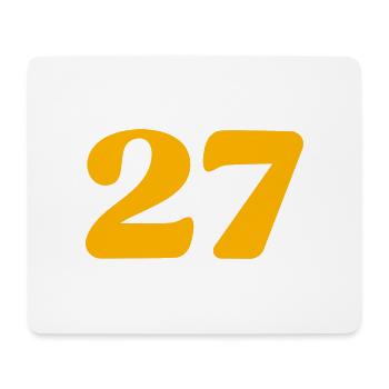 27 - Mouse Pad (horizontal) - white - Front