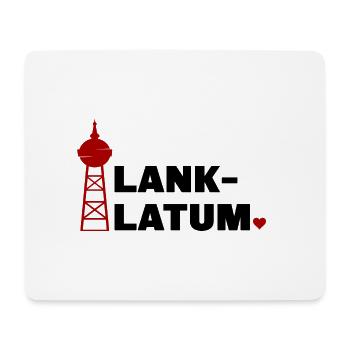 Wasserturm Lank-Latum Herz - Mousepad (Querformat) - Weiß - Vorne