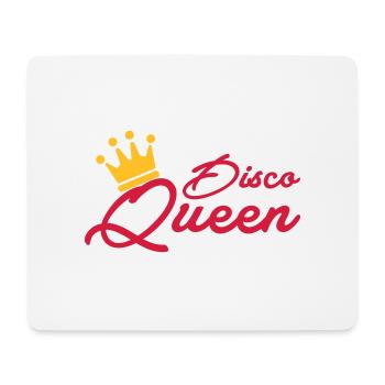 Disco Queen - Tapis de souris (format paysage) - blanc - Devant
