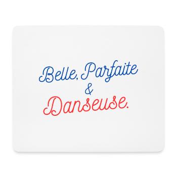 Tee shirt Danse Femme - Tapis de souris (format paysage) - blanc - Devant
