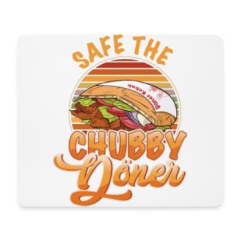 Save the Chubby Doner Kebab - Mouse Pad (horizontal) - white - Front