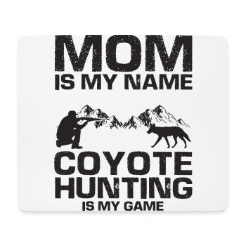 Coyote Capture and Coyote Hunter Design - Mouse Pad (horizontal) - white - Front