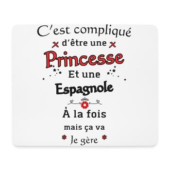 Flämisches Spanisch - Mousepad (Querformat) - Weiß - Vorne