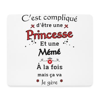 Prinzessin Oma - Mousepad (Querformat) - Weiß - Vorne