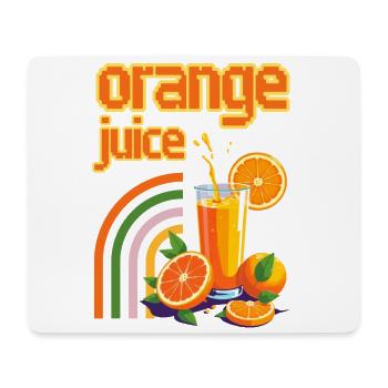 Orange Juice - Mouse Pad (horizontal) - white - Front