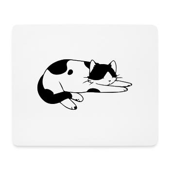 Hund Chien - Tapis de souris (format paysage) - blanc - Devant
