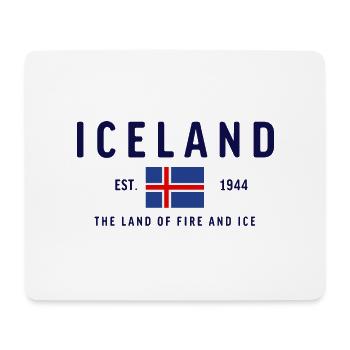 Island Klassisch - Mousepad (Querformat) - Weiß - Vorne