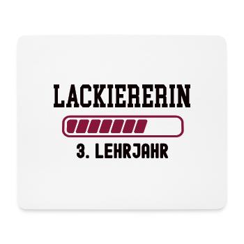 Apprenticeship as a painter in the 3rd year of apprenticeship as a painter - Mouse Pad (horizontal) - white - Front