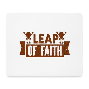 Frosch - Amphibie Tier - Mousepad (Querformat) - Weiß - Vorne